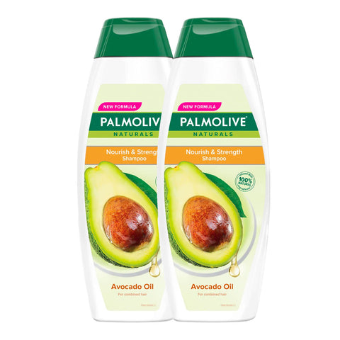 GETIT.QA- Qatar’s Best Online Shopping Website offers PALMOLIVE NOURISH AND STRENGTH AVOCADO OIL SHAMPOO VALUE PACK 2 X 380ML at the lowest price in Qatar. Free Shipping & COD Available!