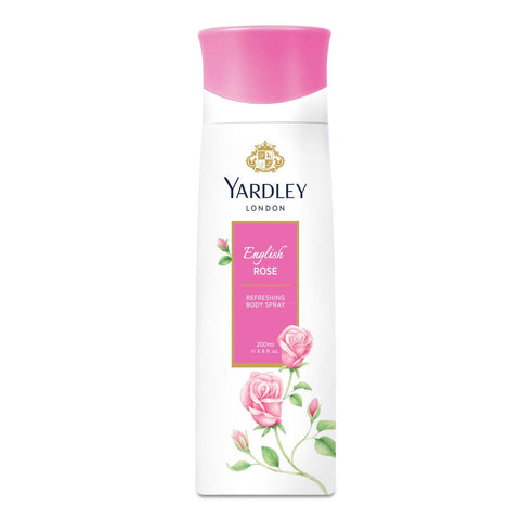 GETIT.QA- Qatar’s Best Online Shopping Website offers YARDLEY ENGLISH ROSE REFRESHING BODY SPRAY 200 ML at the lowest price in Qatar. Free Shipping & COD Available!