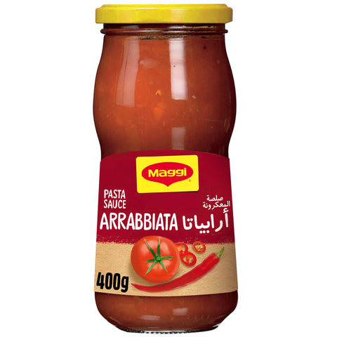 GETIT.QA- Qatar’s Best Online Shopping Website offers MAGGI P.SAUCE ARRABIATA 400G at the lowest price in Qatar. Free Shipping & COD Available!