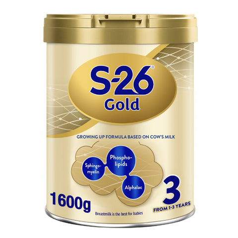 Nestle S26 Gold Stage 3 Growing Up Formula From 1-3 Years 1.6 kg
