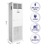 GETIT.QA- Qatar’s Best Online Shopping Website offers SUPER GENERAL FLOOR STANDING AIR CONDITIONER SGFS48GE 48000BTU at the lowest price in Qatar. Free Shipping & COD Available!