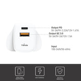 GETIT.QA- Qatar’s Best Online Shopping Website offers TRANDS 20W PD TRAVEL CHARGER TR-AD331, WHITE at the lowest price in Qatar. Free Shipping & COD Available!