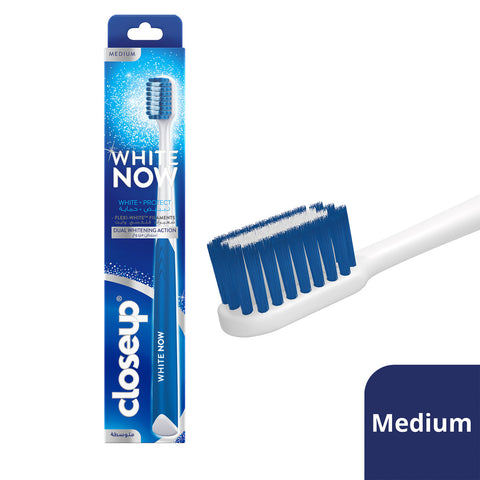 GETIT.QA- Qatar’s Best Online Shopping Website offers CLOSEUP TOOTHBRUSH WHITE NOW + PROTECT MEDIUM 1 PC at the lowest price in Qatar. Free Shipping & COD Available!