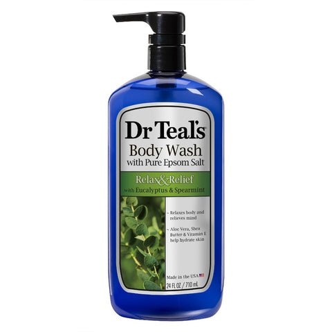 GETIT.QA- Qatar’s Best Online Shopping Website offers DR TEAL'S RELAX & RELIEF BODY WASH WITH PURE EPSOM SALT 710 ML at the lowest price in Qatar. Free Shipping & COD Available!