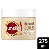 GETIT.QA- Qatar’s Best Online Shopping Website offers SUNSILK DEFINED CURLS WITH ARGAN OIL STYLE CREAM 275 ML at the lowest price in Qatar. Free Shipping & COD Available!