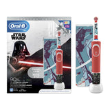 GETIT.QA- Qatar’s Best Online Shopping Website offers ORAL-B D100 VITALITY RECHARGEABLE KIDS TOOTHBRUSH WITH TRAVEL CASE D100.414 2K-STAR WARS at the lowest price in Qatar. Free Shipping & COD Available!