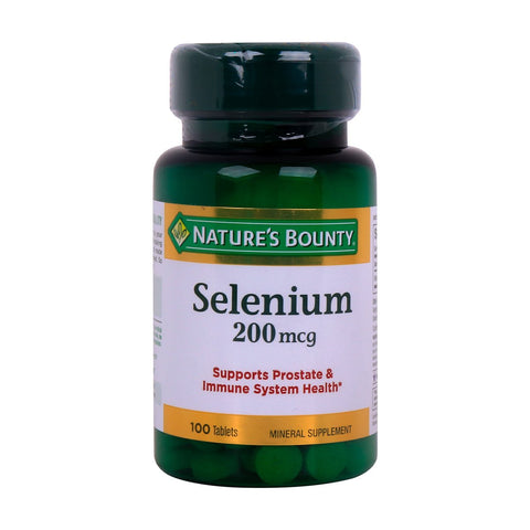 GETIT.QA- Qatar’s Best Online Shopping Website offers NATURE'S BOUNTY SELENIUM 200MCG 100PCS at the lowest price in Qatar. Free Shipping & COD Available!