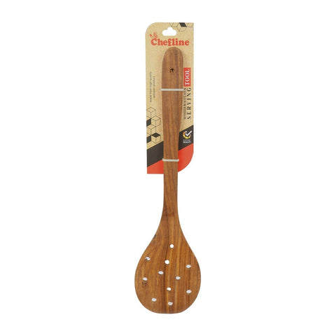 GETIT.QA- Qatar’s Best Online Shopping Website offers CHEFLINE WOODEN SKIMMER-- MADE IN INDIA at the lowest price in Qatar. Free Shipping & COD Available!