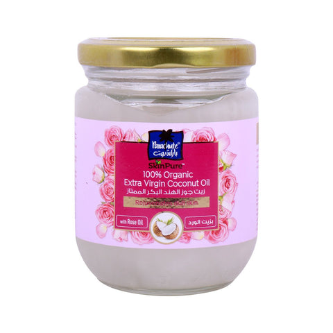 GETIT.QA- Qatar’s Best Online Shopping Website offers PARACHUTE ORGANIC EXTRA VIRGIN COCONUT OIL WITH ROSE OIL 200 ML at the lowest price in Qatar. Free Shipping & COD Available!