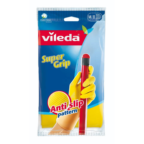 GETIT.QA- Qatar’s Best Online Shopping Website offers VILEDA GLOVES SUPER GRIP MEDIUM SIZE 1 PAIR at the lowest price in Qatar. Free Shipping & COD Available!