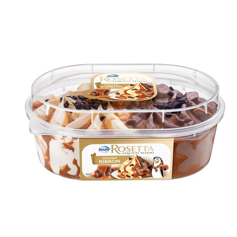 GETIT.QA- Qatar’s Best Online Shopping Website offers IGLOO ROSETTA GOLDEN RIBBON ICE CREAM 850 ML at the lowest price in Qatar. Free Shipping & COD Available!