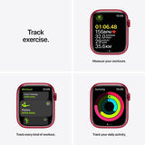 GETIT.QA- Qatar’s Best Online Shopping Website offers APPLE WATCH SERIES 7 GPS MKN93 45MM (PRODUCT)RED ALUMINIUM CASE WITH (PRODUCT)RED SPORT BAND at the lowest price in Qatar. Free Shipping & COD Available!