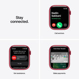 GETIT.QA- Qatar’s Best Online Shopping Website offers APPLE WATCH SERIES 7 GPS MKN93 45MM (PRODUCT)RED ALUMINIUM CASE WITH (PRODUCT)RED SPORT BAND at the lowest price in Qatar. Free Shipping & COD Available!