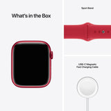 GETIT.QA- Qatar’s Best Online Shopping Website offers APPLE WATCH SERIES 7 GPS MKN93 45MM (PRODUCT)RED ALUMINIUM CASE WITH (PRODUCT)RED SPORT BAND at the lowest price in Qatar. Free Shipping & COD Available!