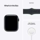 GETIT.QA- Qatar’s Best Online Shopping Website offers APPLE WATCH SERIES 7 GPS + CELLULAR MKHQ3 41MM MIDNIGHT ALUMINIUM CASE WITH MIDNIGHT SPORT BAND at the lowest price in Qatar. Free Shipping & COD Available!