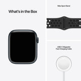 GETIT.QA- Qatar’s Best Online Shopping Website offers APPLE WATCH NIKE SERIES 7 GPS MKN43 41MM MIDNIGHT ALUMINIUM CASE WITH ANTHRACITE/BLACK NIKE SPORT BAND at the lowest price in Qatar. Free Shipping & COD Available!