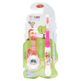 GETIT.QA- Qatar’s Best Online Shopping Website offers HOME MATE KIDS ASSORTED SOFT TOOTH BRUSH + WATCH 2086W 1 PC at the lowest price in Qatar. Free Shipping & COD Available!