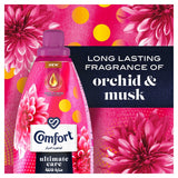 GETIT.QA- Qatar’s Best Online Shopping Website offers COMFORT ULTIMATE CARE CONCENTRATED FABRIC SOFTENER ORCHID & MUSK 1.5 LITRE
 at the lowest price in Qatar. Free Shipping & COD Available!