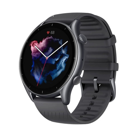 GETIT.QA- Qatar’s Best Online Shopping Website offers AMAZFIT GTR 3 (A1971-GTR3 )SMARTWATCH INTEGRATED ALEXA SMART WATCH, 1.39 "AMOLED, 150 TRAINING MODES WITH GPS,THUNDER BLACK at the lowest price in Qatar. Free Shipping & COD Available!