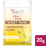 GETIT.QA- Qatar’s Best Online Shopping Website offers GLOW & LOVELY ENERGIZING GLOW SHEET MASK 20 G at the lowest price in Qatar. Free Shipping & COD Available!