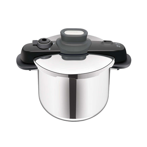 GETIT.QA- Qatar’s Best Online Shopping Website offers TEFAL SECURE COMPACT PRESSURE COOKER P3534446 8LTR at the lowest price in Qatar. Free Shipping & COD Available!