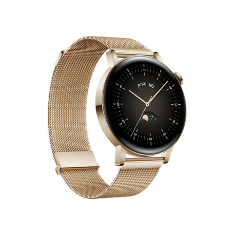 GETIT.QA- Qatar’s Best Online Shopping Website offers HUAWEI SMART WATCH GT3 MILO B19T 42MM GOLD at the lowest price in Qatar. Free Shipping & COD Available!