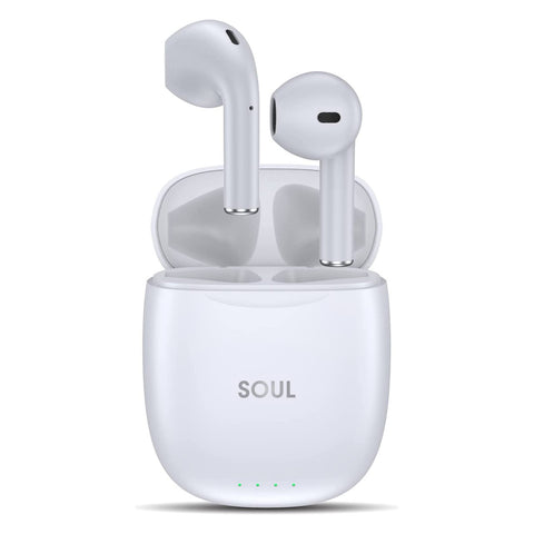 GETIT.QA- Qatar’s Best Online Shopping Website offers XCELL SOUL-9- WHITE TRUE WIRELESS EARBUDS WITH DEEP BASS SOUND at the lowest price in Qatar. Free Shipping & COD Available!