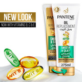 GETIT.QA- Qatar’s Best Online Shopping Website offers PANTENE PRO-V HAIR OIL REPLACEMENT SMOOTH & SILKY-- 275 ML at the lowest price in Qatar. Free Shipping & COD Available!