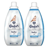 GETIT.QA- Qatar’s Best Online Shopping Website offers COMFORT CONCENTRATED FABRIC SOFTENER FOR BABY SENSITIVE SKIN 2 X 1LITRE at the lowest price in Qatar. Free Shipping & COD Available!