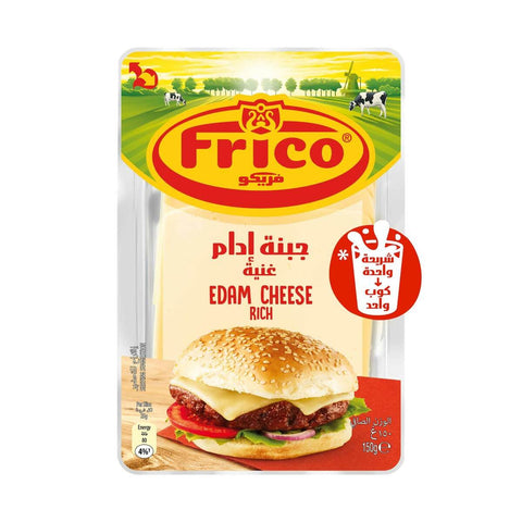 GETIT.QA- Qatar’s Best Online Shopping Website offers FRICO EDAM CHEESE SLICES 150 G at the lowest price in Qatar. Free Shipping & COD Available!