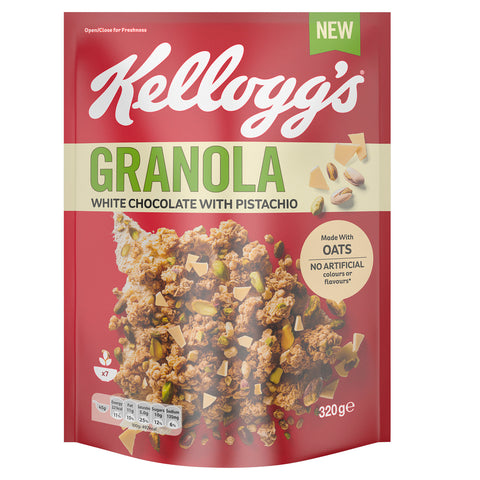 GETIT.QA- Qatar’s Best Online Shopping Website offers KLG GRNOLA WHTCHOC W/PISTA320G at the lowest price in Qatar. Free Shipping & COD Available!