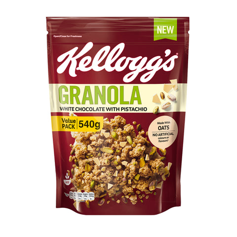 GETIT.QA- Qatar’s Best Online Shopping Website offers KLG GRNOLA WHTCHOC W/PISTA540G at the lowest price in Qatar. Free Shipping & COD Available!