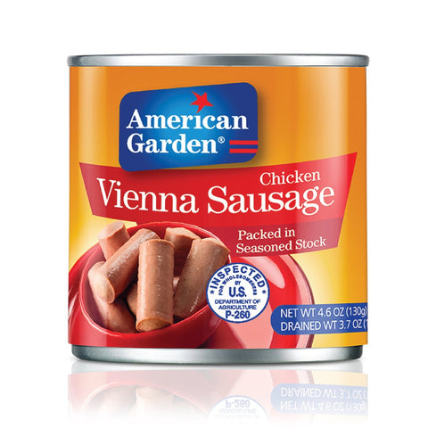 GETIT.QA- Qatar’s Best Online Shopping Website offers AMERICAN GARDEN CHICKEN VIENNA SAUSAGE 130 G at the lowest price in Qatar. Free Shipping & COD Available!