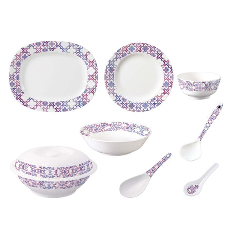 GETIT.QA- Qatar’s Best Online Shopping Website offers SUPERWARE MELAMINE DINNER SET 40PCS ERIKA at the lowest price in Qatar. Free Shipping & COD Available!