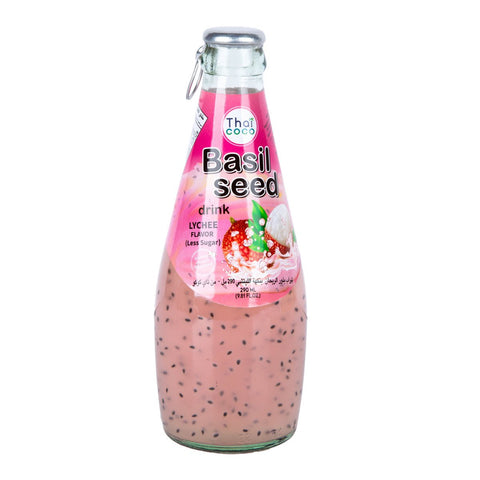 GETIT.QA- Qatar’s Best Online Shopping Website offers THAI COCO LYCHEE FLAVOR BASIL SEED DRINK 290 ML at the lowest price in Qatar. Free Shipping & COD Available!