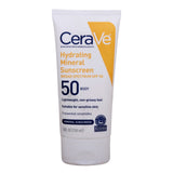 GETIT.QA- Qatar’s Best Online Shopping Website offers CeraVe Hydrating Mineral Sunscreen SPF50 For Body 150 ml at the lowest price in Qatar. Free Shipping & COD Available!