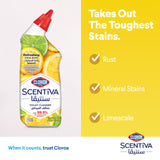 GETIT.QA- Qatar’s Best Online Shopping Website offers CLOROX SCENTIVA TOILET CLEANER, MADAGASCAR CITRUS GROVE BLEACH FREE 709 ML at the lowest price in Qatar. Free Shipping & COD Available!