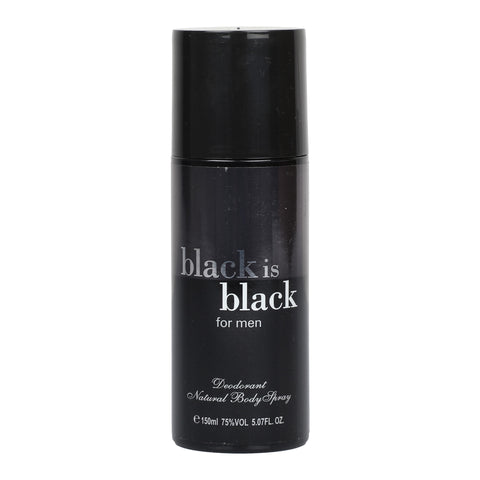 GETIT.QA- Qatar’s Best Online Shopping Website offers Sellion Black is Black Deodorant Body Spray for Men 150 ml at the lowest price in Qatar. Free Shipping & COD Available!