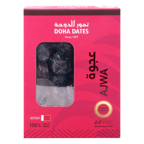 GETIT.QA- Qatar’s Best Online Shopping Website offers DOHA PREMIUM AJWA DATES 400G at the lowest price in Qatar. Free Shipping & COD Available!