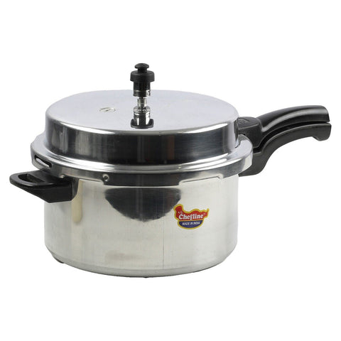 GETIT.QA- Qatar’s Best Online Shopping Website offers CHEFLINE ALUMINIUM PRESSURE COOKER 7.5LTR at the lowest price in Qatar. Free Shipping & COD Available!