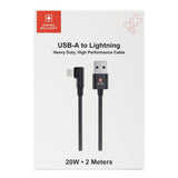 GETIT.QA- Qatar’s Best Online Shopping Website offers SWISS MILITARY TYPE-C LIGHTNING CABLE AL20 BLACK at the lowest price in Qatar. Free Shipping & COD Available!