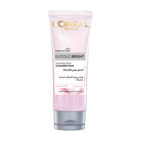 GETIT.QA- Qatar’s Best Online Shopping Website offers L'OREAL PARIS GLYCOLIC BRIGHT CLEANSER FOAM 100 ML at the lowest price in Qatar. Free Shipping & COD Available!
