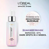 GETIT.QA- Qatar’s Best Online Shopping Website offers L'OREAL PARIS GLYCOLIC BRIGHT GLOW SERUM 30 ML at the lowest price in Qatar. Free Shipping & COD Available!