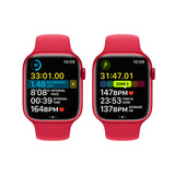 GETIT.QA- Qatar’s Best Online Shopping Website offers APPLE WATCH SERIES 8 GPS, ALUMINIUM CASE WITH (PRODUCT) RED SPORT BAND,41 MM,MNP73AE at the lowest price in Qatar. Free Shipping & COD Available!