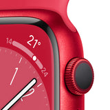 GETIT.QA- Qatar’s Best Online Shopping Website offers APPLE WATCH SERIES 8 GPS (PRODUCT)RED ALUMINIUM CASE WITH (PRODUCT) RED SPORT BAND-- 45 MM-- MNP43AE at the lowest price in Qatar. Free Shipping & COD Available!