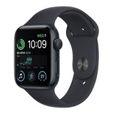 GETIT.QA- Qatar’s Best Online Shopping Website offers APPLE WATCH SE GPS MIDNIGHT ALUMINIUM CASE WITH MIDNIGHT SPORT BAND-- 40 MM-- MNJT3AE at the lowest price in Qatar. Free Shipping & COD Available!