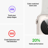 GETIT.QA- Qatar’s Best Online Shopping Website offers APPLE WATCH SE GPS SILVER ALUMINIUM CASE WITH WHITE SPORT BAND-- 40 MM-- MNJV3AE at the lowest price in Qatar. Free Shipping & COD Available!