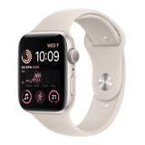 GETIT.QA- Qatar’s Best Online Shopping Website offers APPLE WATCH SE GPS STARLIGHT ALUMINIUM CASE WITH STARLIGHT SPORT BAND-- 44 MM-- MNJX3AE at the lowest price in Qatar. Free Shipping & COD Available!