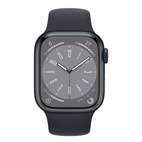 GETIT.QA- Qatar’s Best Online Shopping Website offers APPLE WATCH SERIES 8 GPS + CELLULAR MIDNIGHT ALUMINUM CASE WITH MIDNIGHT SPORT BAND, 41MM, MNHV3 at the lowest price in Qatar. Free Shipping & COD Available!