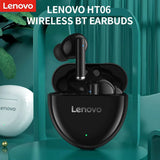 GETIT.QA- Qatar’s Best Online Shopping Website offers LENOVO HT06-BK BLUETOOTH EARBUDS, BLACK at the lowest price in Qatar. Free Shipping & COD Available!